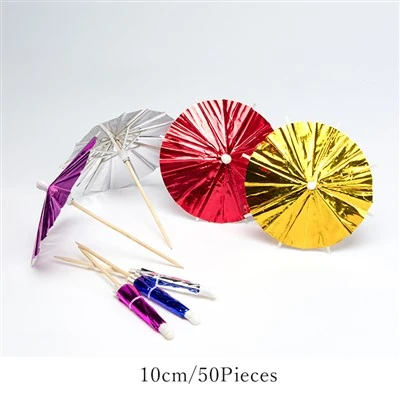 Newell High Quality Custom Style Tropical Mini Paper Tropical Cocktail Colourful Upscale Umbrella Toothpicks Rau Haus Thiab Party