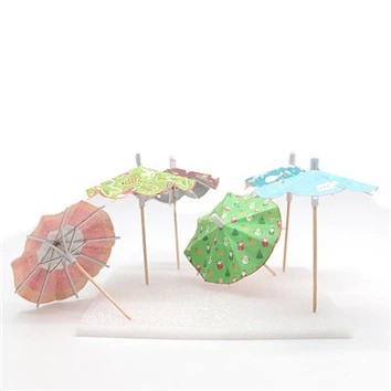 ESTICK Christmas Part Umbrella Cocktail Toothpicks